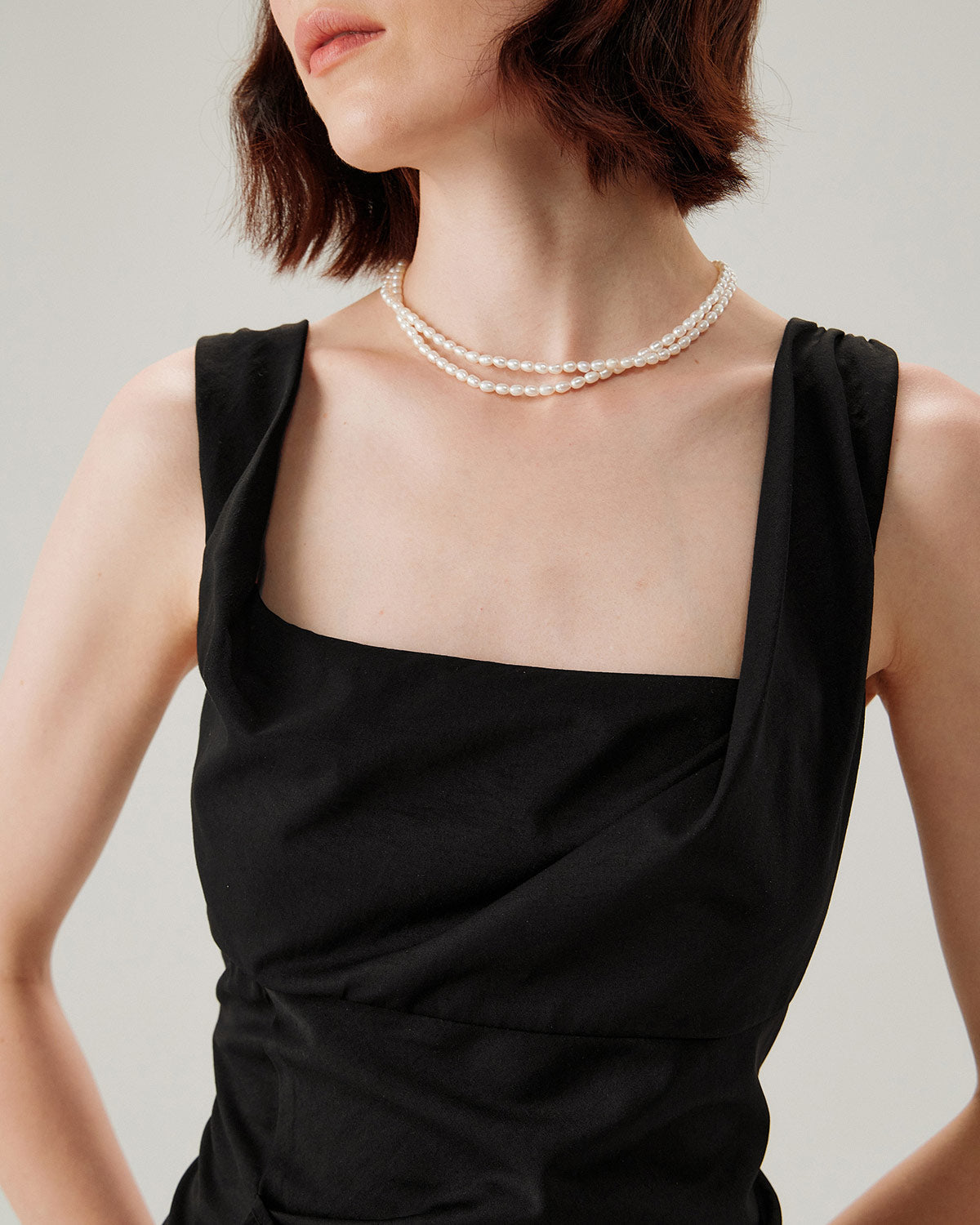 Belltoile™ Siyah Fırfırlı Dantelli Slip Midi Elbise