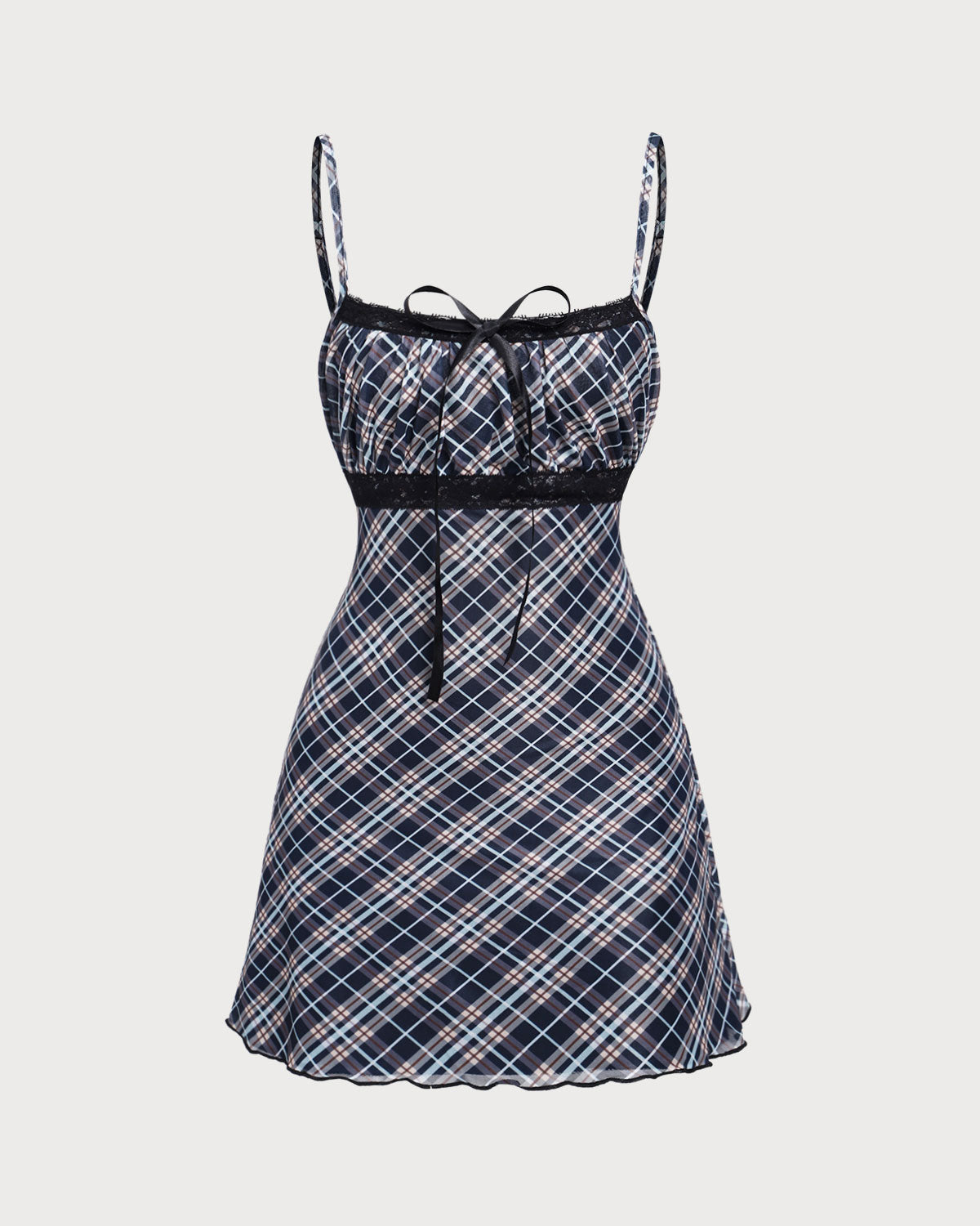 Belltoile™ Siyah Çizgili Slip Mini Elbise