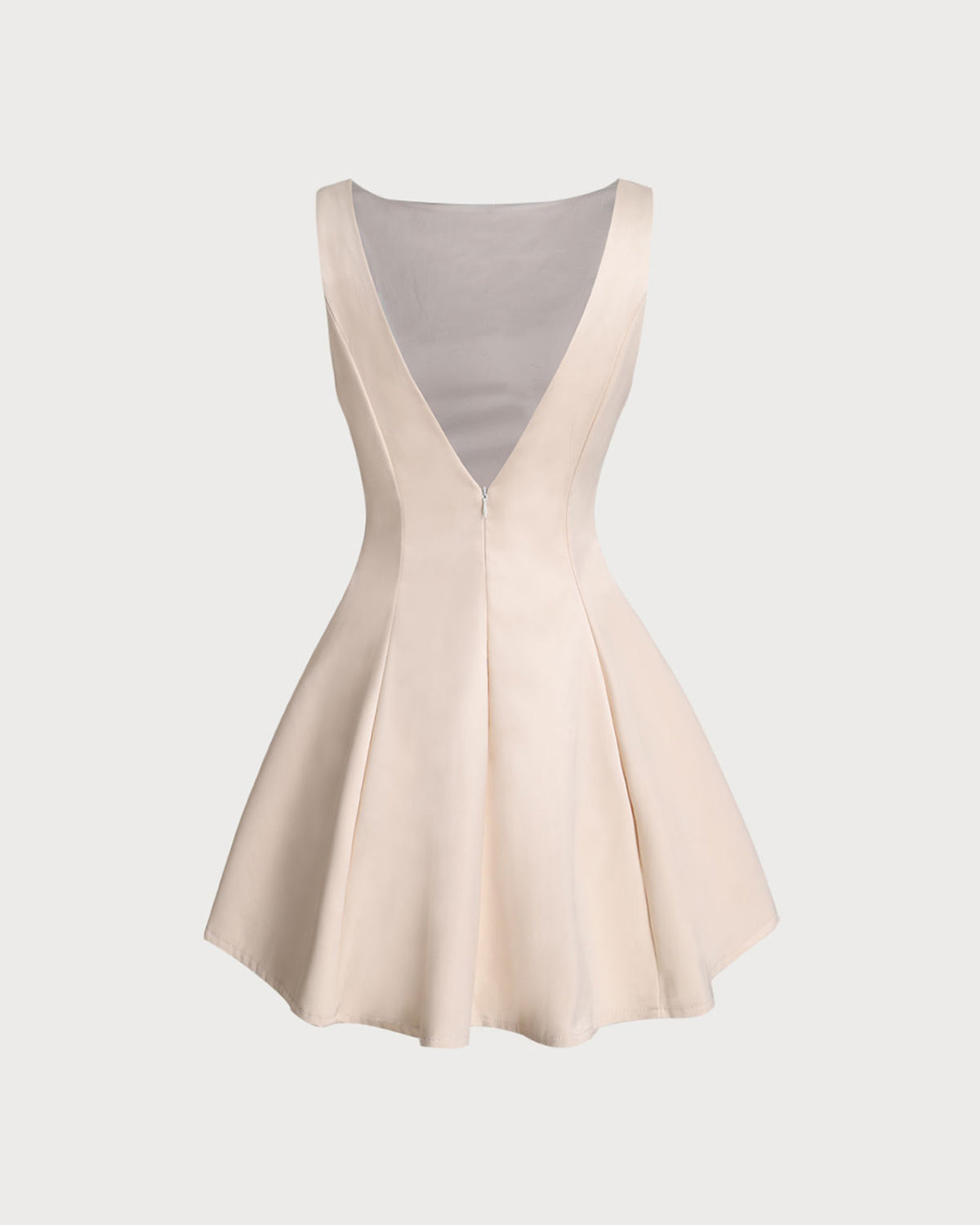 Belltoile Kayısı Kayık Yaka Saten Mini Elbise