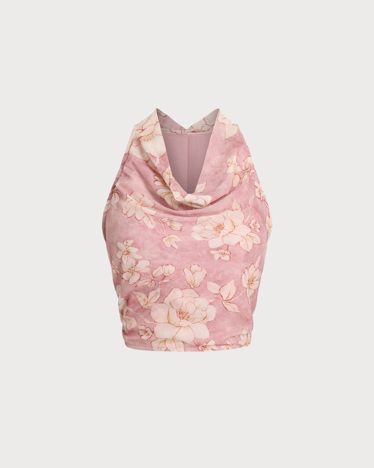 Belltoile™ Pembe Çiçekli Kısa Bluz