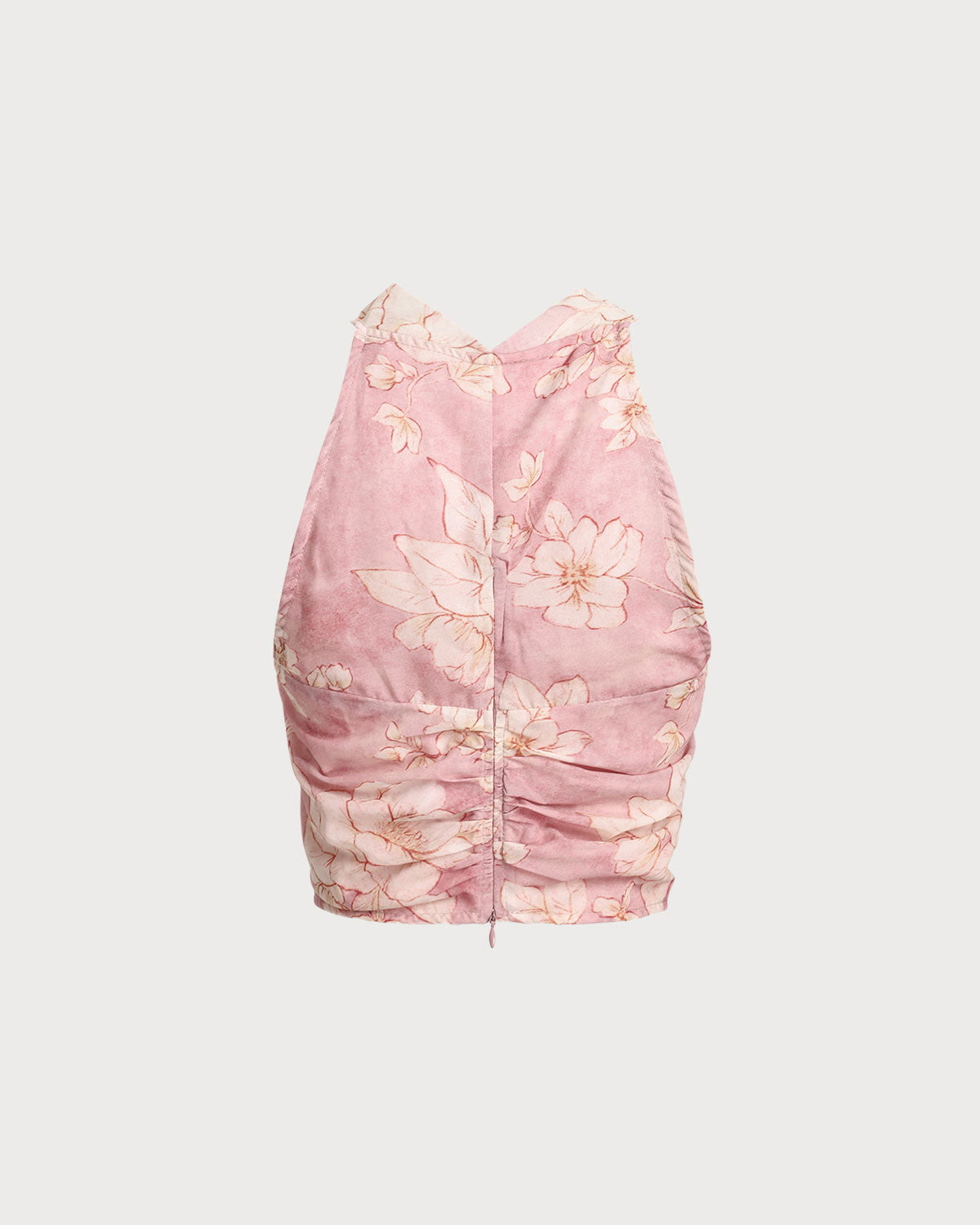 Belltoile™ Pembe Çiçekli Kısa Bluz