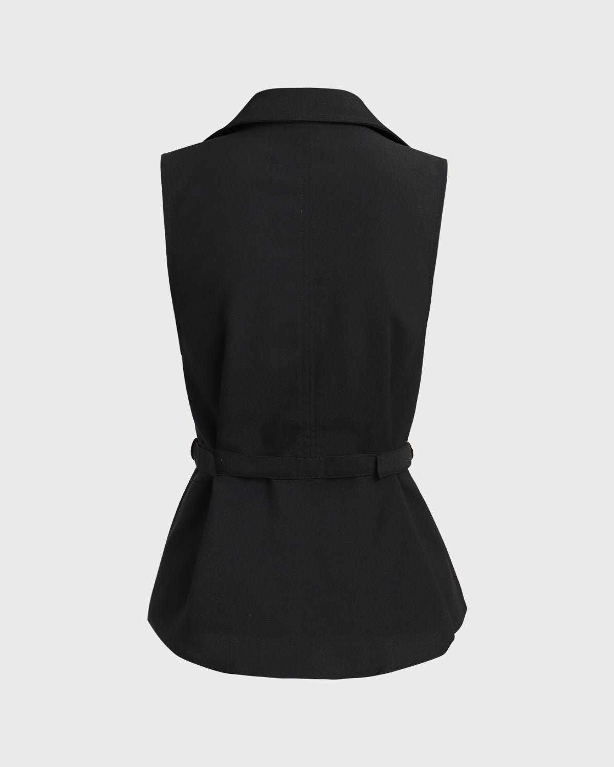 Belltoile™ Siyah Tek Sıra Düğmeli Yelek